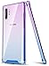 SALAWAT Galaxy Note 10 Plus Case, Clear Galaxy Note 10+ Case Cute Gradient Slim Phone Case Reinforced TPU Bumper Shockproof Protective Case for Samsung Galaxy Note 10 Plus 5G 6.8inch (Purple Blue)