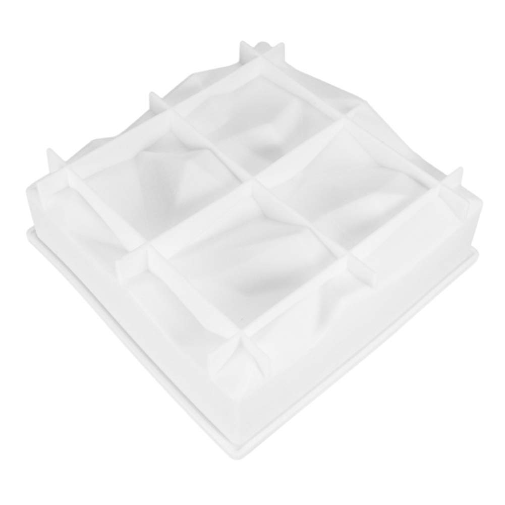 Moules A Patisserie Moules A Cupcakes Et Muffins Patisserie Hshduti Moule De Gateau De Mousse Carree Classique De Silicone 3d Diy Decorer Des Outils De Boulangerie White