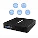Mini PC N40 Fanless Desktop Computer 4GB RAM/ 64GB eMMC, with N4020 Processor and UHD Graphics, 1000M LAN, Dual Band WiFi, BT4.2, HDMI&VGA Port for Dual Display, Auto Power On, Small Form Factor