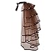 GRACEART Victorian Steampunk Tie-on Bustle Skirt Tutu Belt Lace Underskirt 105cm Length Brown