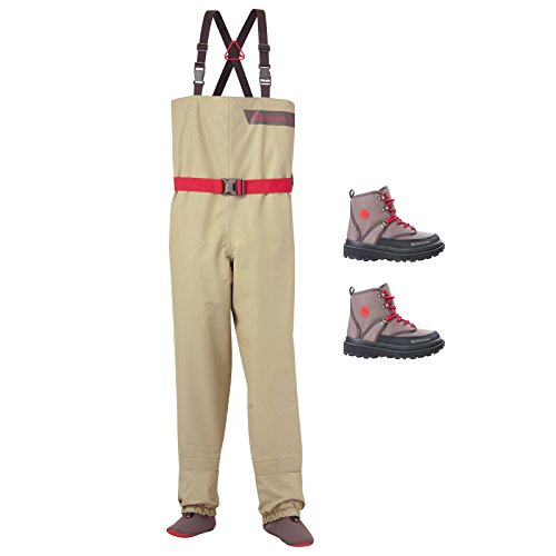 Redington Crosswater Youth Fly Fishing Waders & Wading Boots Kid's Bundle