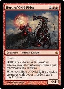 Amazon マジックザギャザリング Mtg 赤 英語版 オキシド峠の英雄 Hero Of Oxid Ridge Mbs 66 神話レア トレカ 通販