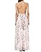 Floerns Women's Sexy Floral Backless Beach Party Maxi Dress Pink S