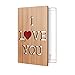 HeartSpace | Love & Anniversary Card | Handmade Sustainable Love Cards | Happy Anniversary Cards for Wife, Husband, Girlfriend, Her, Him | Unique & Memorable Keepsake | I Love You