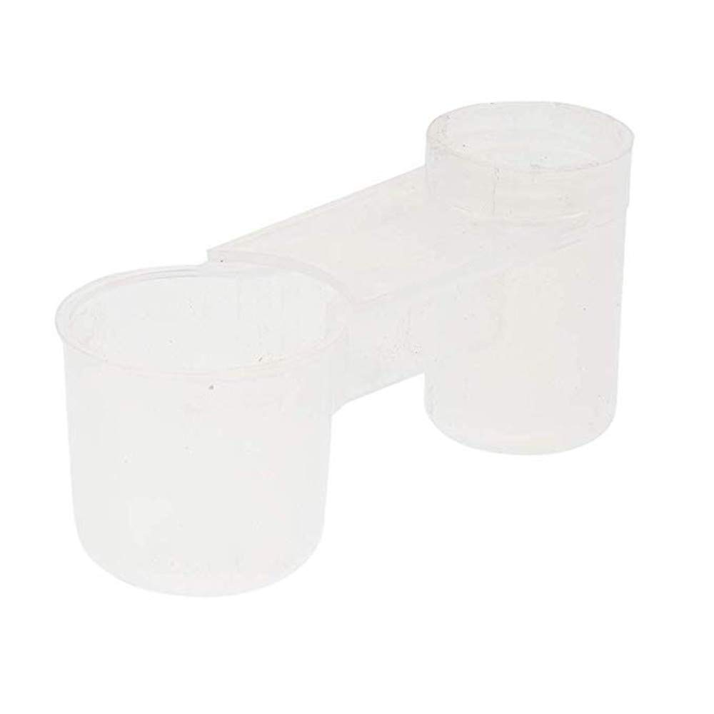 Mmondod 12 Pieces Bird Drinker Cup Plastic Soda Pop Water Bottle