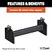 CURT 16516 E16 5th Wheel Slider Hitch for Short Bed Trucks, 16,000 lbs