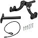 Bike Wall Mount - Horizontal Indoor Storage Rack for 1 Bicycle in Garage or Home - Cycling Hanger - Safe and Secure Holder, Hook for Bicycles - Hang Your Road, Mountain or Hybrid Bikes