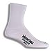 Wrightsock Coolmesh II Crew Running Socks - 2 Pack, White, Large