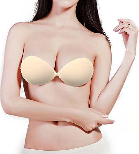 Josi Minea Self Adhesive Strapless Invisible Push-Up Bra Breathable Breast Pad
