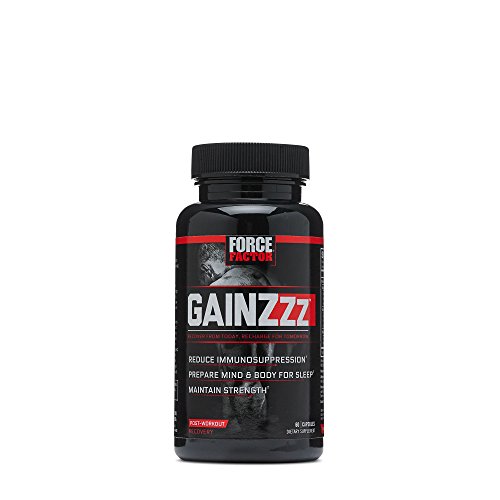 GainZzz Post-Workout Recovery Supplement + Sleep Aid with Melatonin and Wellmune, Reduce Immunosuppression & Maintain Strength, Force Factor, 60 Count GainZzz Post-Workout Recovery Supplement + Sleep Aid with Melatonin and Wellmune, Reduce Immunosuppression & Maintain Strength, Force Factor, 60 Count