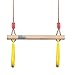 Pellor Children's Trapeze Swing Multifunction Wooden Playset With Plastic Rings