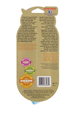 Hartz Just for Cats Gone Fishin Cat Toy | Assorted Colors | 1-Unit - //medicalbooks.filipinodoctors.org