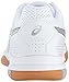 ASICS Women's Gel-Rocket 8 Volleyball Shoe, White/Silver/White, 6.5 Medium US