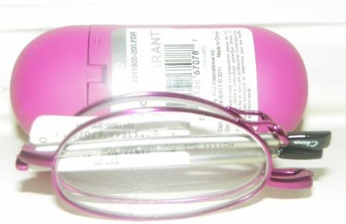 2.0 Reading Glasses Quality Retractable Glasses By Foster Grant (Pink) by Gwedolyn