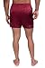 TexereSilk Men's 100% Silk Dress Boxers - Underwear for Men (Board Room, Burgundy, Large) for Him MS6102-BRG-L