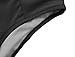 GEEK LIGHTING Women Girls 2 Piece Swimsuits High Waisted Bathing Suits Bikini Set (Large, Black)