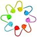 104 PCS Locking Stitch Markers, baotongle Knitting Crochet Locking Stitch Markers Knitting Stitch Counter Crochet Stitch Needle Clip with Compartment Box