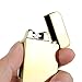 Kivors USB Rechargeable Flameless Electronic Dual Pulse Arc Lighter, Gold Phoenix