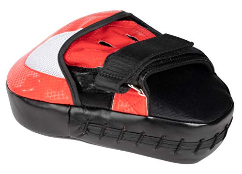 image for Juvale Boxing Punching Mitts - 1-Pair Punching Pads, Shock Absorbent H