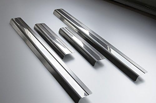 Toyota Rav 4 Iv Stainless Steel Door Sill Scuff Plate WITH MATT CHROME with