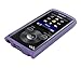TPU Skin Case Cover with Screen Protector For Sony Walkman NWZ-E383 NWZ-E384 NWZ-E385 - Translucent Purple