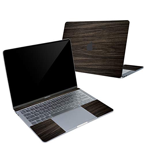 Digi-Tatoo [Wood Texture] 4-in-1 MacBook Skin Decal Sticker for MacBook Pro 13 Inch w/Touch Bar (Model A1706), Full Body Protective, Removable and Anti-Scratch - Thumbnail 6