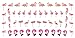 Flamingo Water Slide Nail Art Decals - Nail Salon Quality!