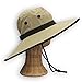 Cruz Packable Fishing Sun Hat For Men With Chin Strap Extra Wide Brim UPF 50 - Large Sun Hat For Gardening From Sungrubbies