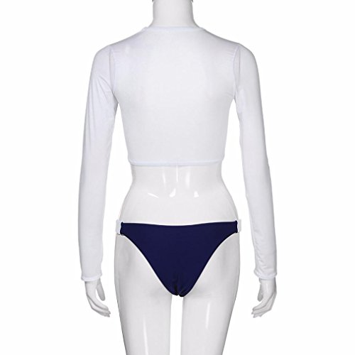 Paymenow-Women-Bikini-Set-Sexy-Contrast-Color-Long-Sleeve-Tops-Bikini-Tong-Two-Pieces-Bathing-Suits-Swimwear