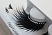 Elegant Lashes D879 Premium Feather Eyelash (Long, Thick Black False Eyelash with Feather Accent Tips and Rhinestone Band) Halloween Dance Rave Costume