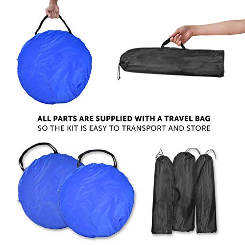 Better Sporting Dogs Deluxe Agility Equipment Set | 3 Jumps | 2 Tunnels | Weave Poles | Pause Box