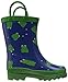 AccessoWear Little Boy's Green Frog Rain Boots Sizes Toddler/Little kids (9 M US Toddler)