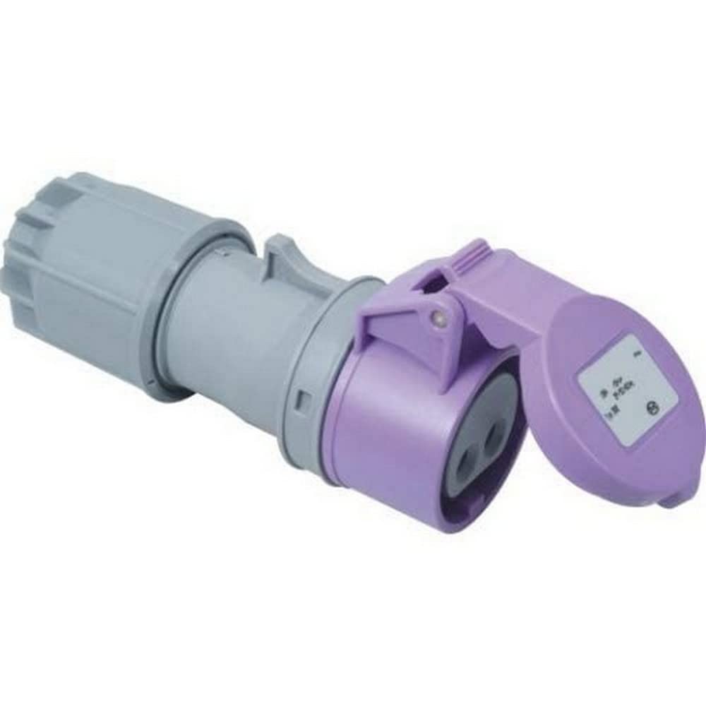 SIROX® CEE Coupling IP 44, 2-pin, 24 V 16 A, with Nickel-Plated Contacts