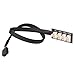 JBtek 3.1 Inch 4-Way PWM Splitter Hub for 12V Desktop Computer Fans