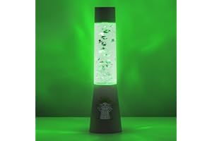 Paladone The Mandalorian Grogu Flow Lamp - Baby Yoda Lighting, Decor, Merch, Gift - 33 cm Tall