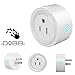 iDOBBi a-001 Wireless Mini Plug Outlet, Compatible with Alexa, Voice/Light Switch Socket, Remote Control From Anywhere with Smart Phone, No Hub Required, Timer Outlet