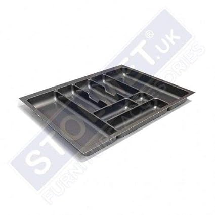 Grey Cutlery Tray Box Insert Cabinet For Blum Modernbox C