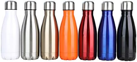 DKASA Stainless Steel Water Bottle,Double Wall Vacuum Insulation,for Kids,Ladies,Business Convenience,Small Size,9oz