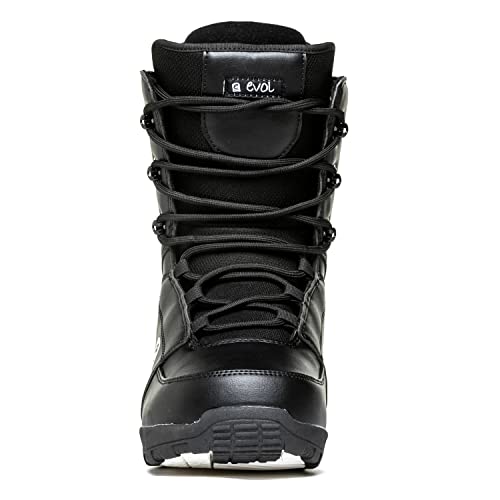 Evol Logo Snowboard Boots Mens Sz 13 Black Pricepulse