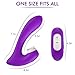 Juntame Clitoral Vibrator, 2 in 1 Sex Toy Clitoris G spot Stimulator Tongue Vibrator Clit Dildo for Women Couples with 10 Licking & 9 Vibrating Modes Waterproof Rechargeable - Purple