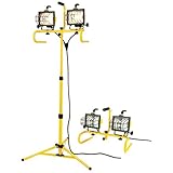 All-Pro TQS1000QD, 1000W Quartz Halogen Stand Worklight With Quick Disconnect