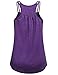 Hibelle Womens Scoop Neck Cute Racerback Yoga Workout Tank Top