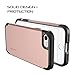 Luvvitt Ultra Armor Case for iPhone SE (2020) / iPhone 7 / iPhone 8 with Dual Layer Heavy Duty Protection and Air Bounce Technology for Apple - Rose Gold