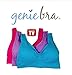 Genie Bra 3 Pack w/Removeable Pads Size Small - Blue/Pink/Purple