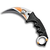 FadeCase Karambit Classic Fixed Blade Tactical Knife Collectible Skins Variation (Virtus Pro)
