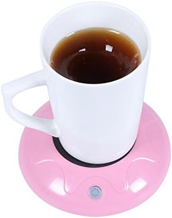 1pcs Ceramic Vortexes MUG Drinkware USB Charge Automatic Mixing Coasters Magnetic Stirrer Office Home Milk Coffee Tea Smart Cup (White)