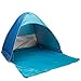 Wetray TM Instant Portable Automatic Quick Pop-up Outdoor Sun Shelter, Beach Tent Cabana Umbrella Canopy- Light Blue with Carry Bag Perfect for Family Time & Kids