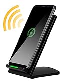Pecosso Fast Wireless Charger, Charging Stand : 2 Coil Qi Wireless Charging stations for iPhone X / 8 / 8 Plus Samsung Galaxy S8 S8 Plus S7 S7 Edge Note 5 Note 8 Edge Plus Standard Qi-enabled devices