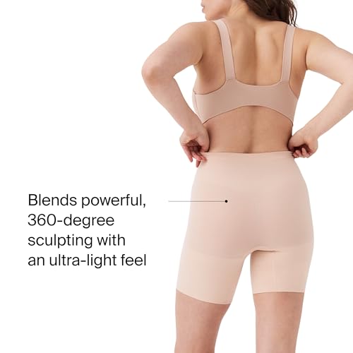 SPANX SPANXsculpt Power Series Mid-Thigh Short - Core Shapewear - Lightweight, All-Day Shaping & Support