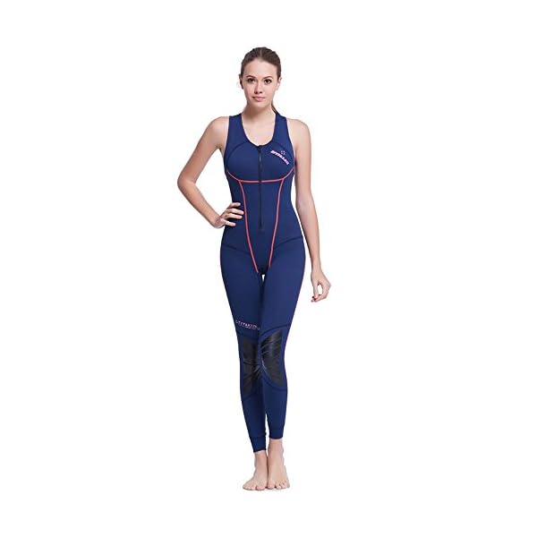 A-Point-15MM-SCR-Sleeveless-Vest-Pants-Zipper-Piece-Wetsuit-Surf-Swim-Snorkel-Sailboard-Suit
